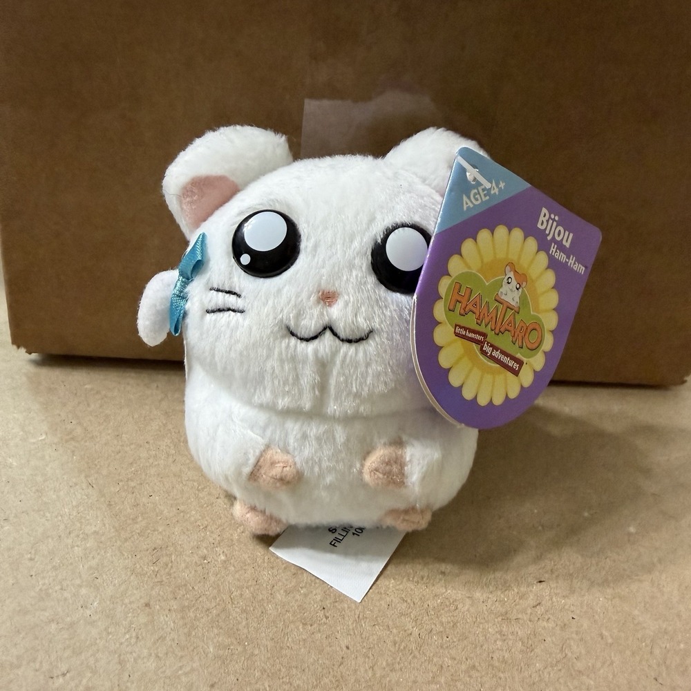 Hamtaro Bijou 3.5" Plush Hamster Ham-Ham Stuffed Animal Toy Doll